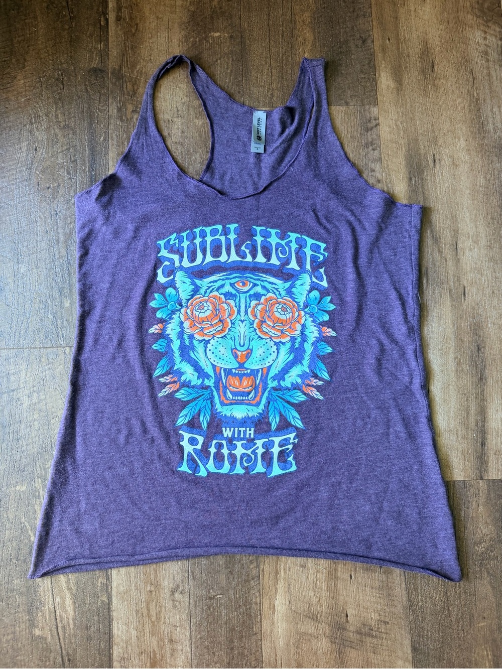 sublime Graphic Racerback Tank Top - womens small